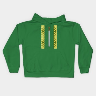 Celtic Sword and Knotwork Kids Hoodie